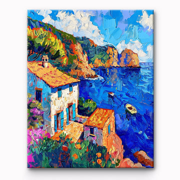 Beachside City Painting By Number