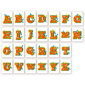 Paint By Alphabet - Mini Paint By Number