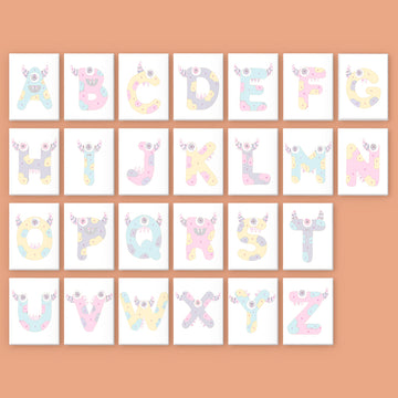 Paint By Alphabet - Mini Paint By Number