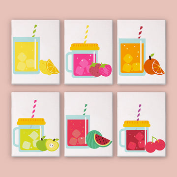 Fruit Drinks Mini Painting By Number