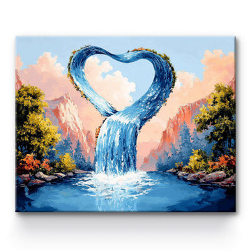 Abstract River Of Mind Painting By Number
