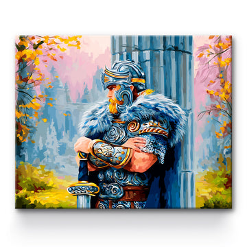 Swordsman Painting By Number