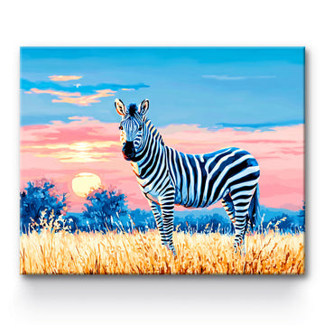 Zebra Painting By Number