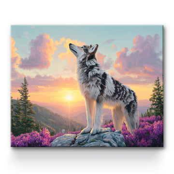 Wolf Painting By Number