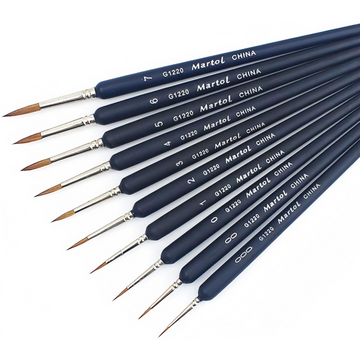 10Pcs Nylon Brush Set