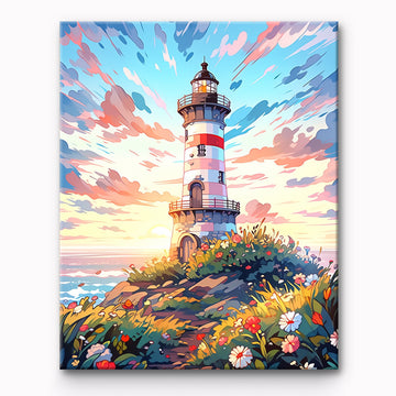Lighthouses Painting By Number
