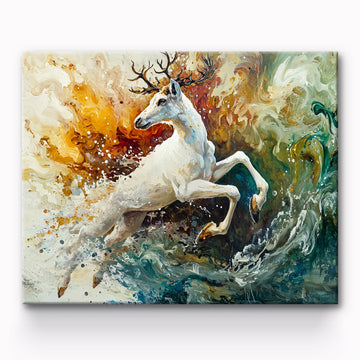 Deer Painting By Number