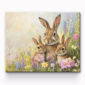 Rabbit Painting By Number