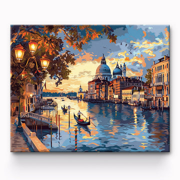 Aqua City Painting By Number