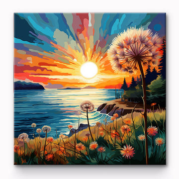 Dandelion Painting By Number