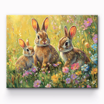 Rabbit Painting By Number