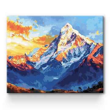 Mountain Painting By Number