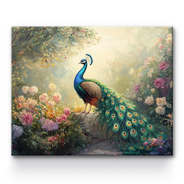 Peacock Painting By Number