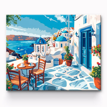 Seaside City Painting By Number