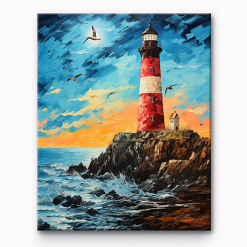 Lighthouses Painting By Number