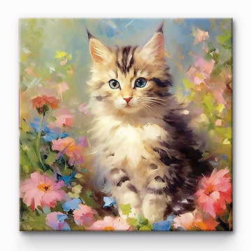 Cat Painting By Number