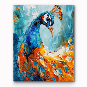 Peacock Painting By Number
