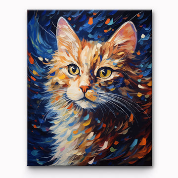 Cat Painting By Number