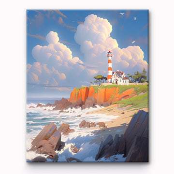 Lighthouse Painting By Number