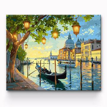 Seaside City Painting By Number