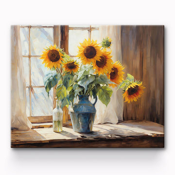 Sunflower Painting By Number