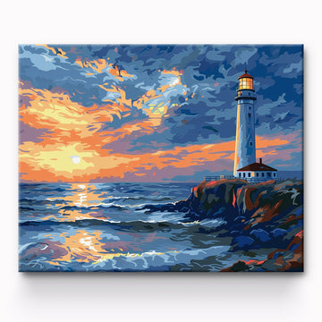 Lighthouse Painting By Number