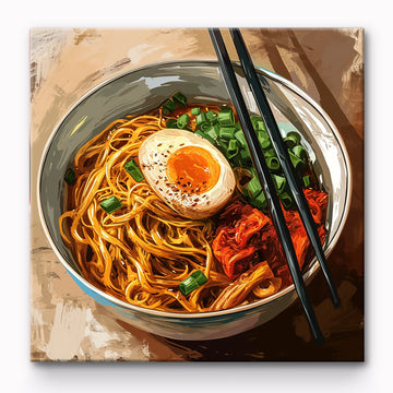 Noodles Painting By Number