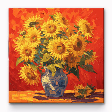 Sunflower Painting By Number