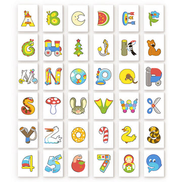 Paint By Alphabet - Mini Paint By Number