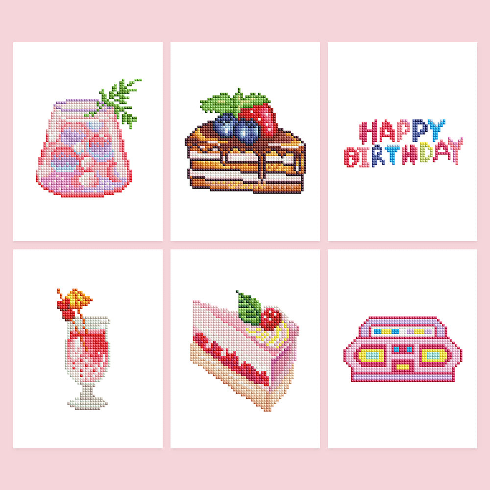 Pink Party Mini Diamond Painting