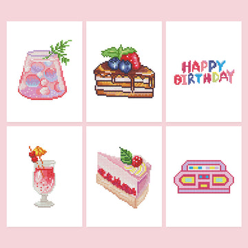Pink Party Mini Diamond Painting
