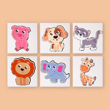 Cartoon Animal Mini Painting By Number