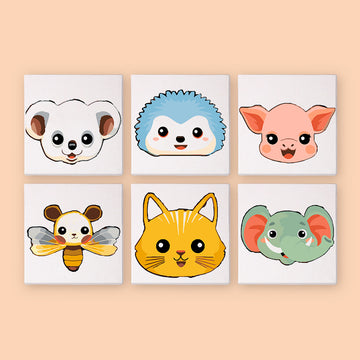 Cartoon Animal Mini Painting By Number