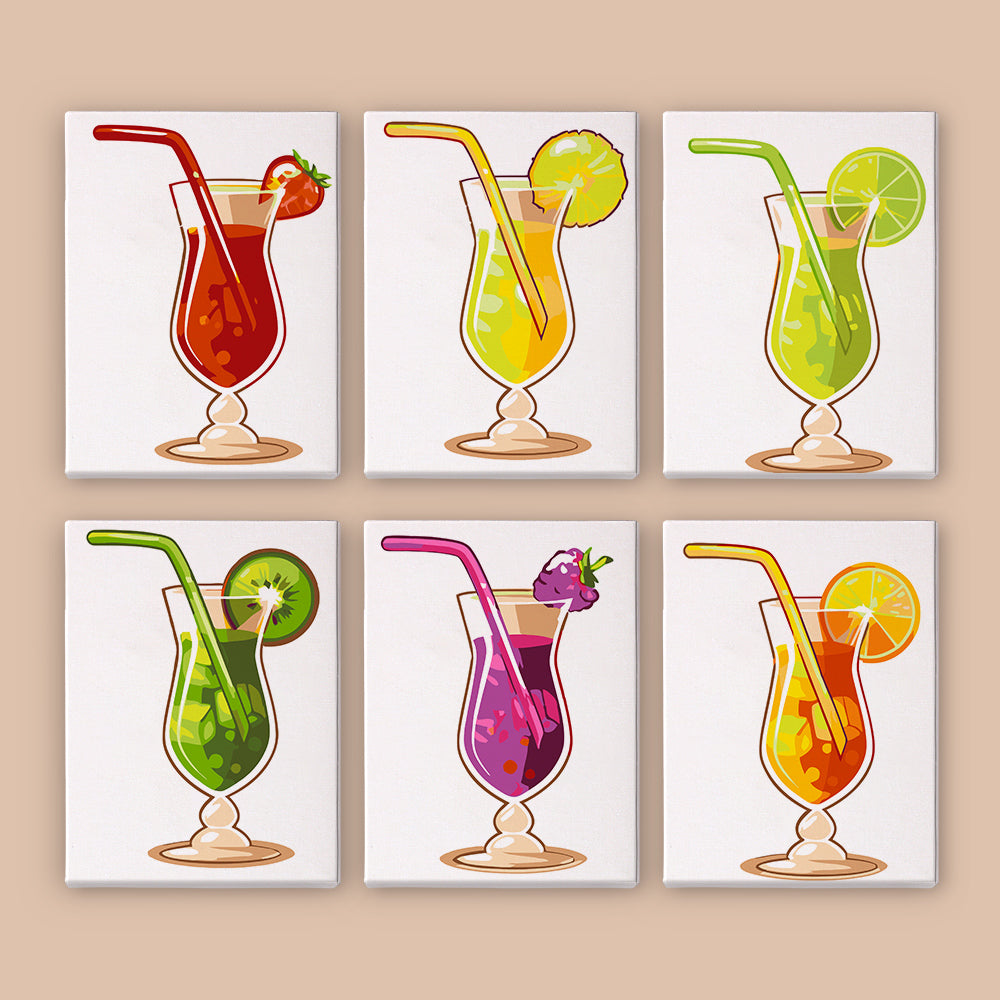 Fruit Drinks Mini Painting By Number