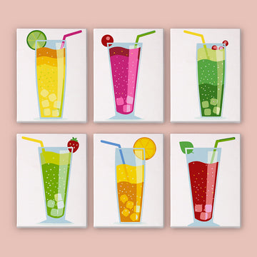 Fruit Drinks Mini Painting By Number
