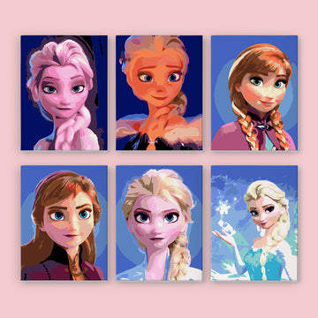 Princess Mini Painting By Number