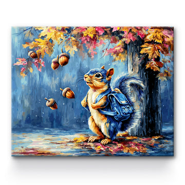 Squirrel Painting By Number