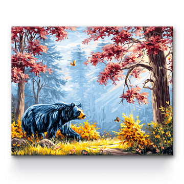 Black Bear Painting By Number