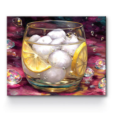 Lemon Drink Painting By Number