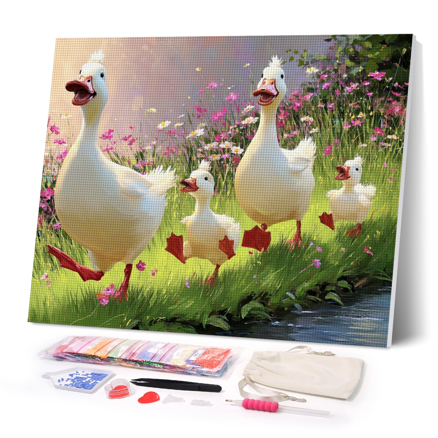 Happy Duck Diamond Painting