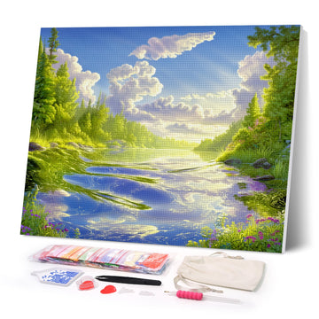 Calm Lake Water Diamond Painting