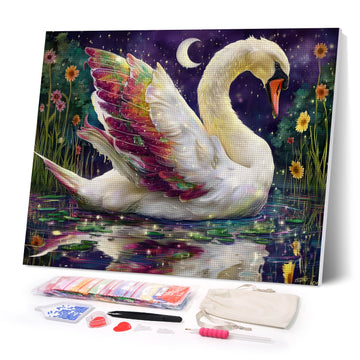 Swan Diamond Painting