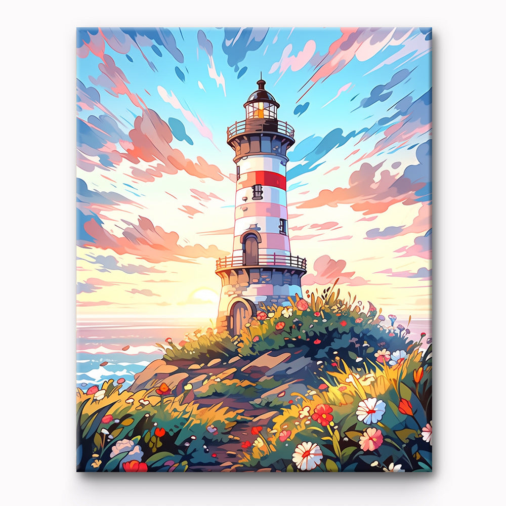 Lighthouses Painting By Number