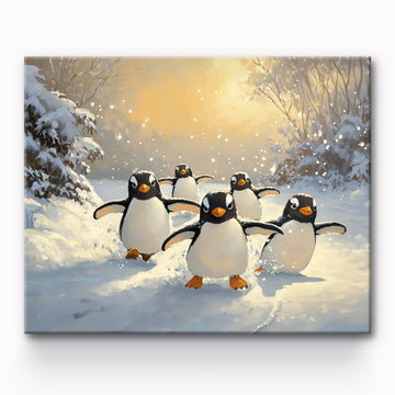 Penguin Painting By Number