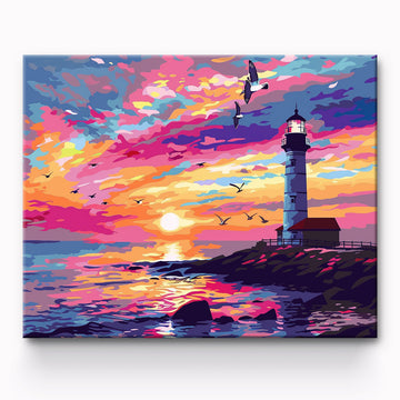 Lighthouse Painting By Number