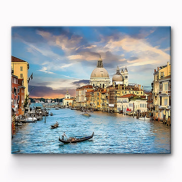 City Under Water Painting By Number