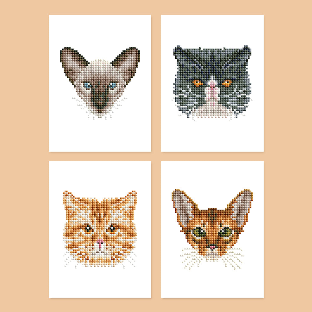 Cat Mini Diamond Painting