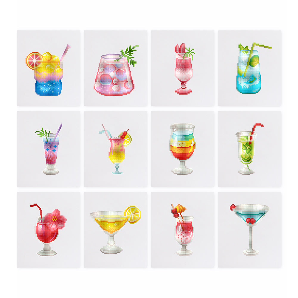 Summer Drinks Mini Diamond Painting