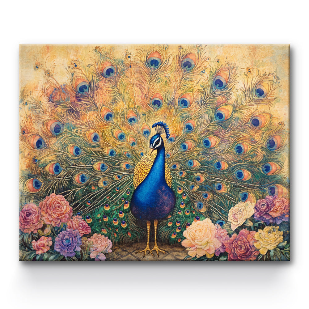 Peacock Painting By Number