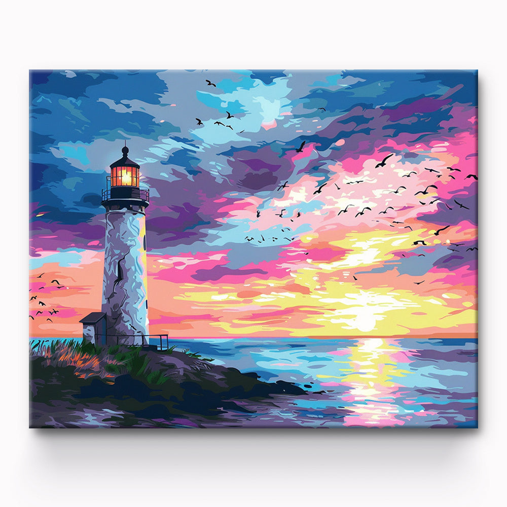 Lighthouse Painting By Number